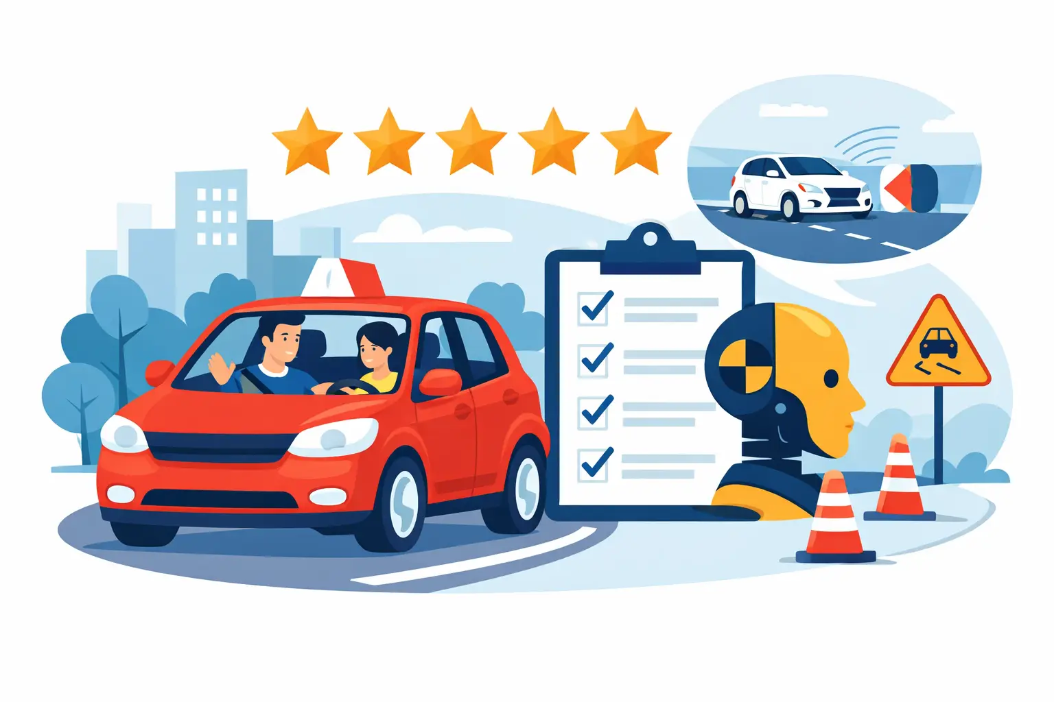 Five Star ANCAP Driving School for Safer Lessons