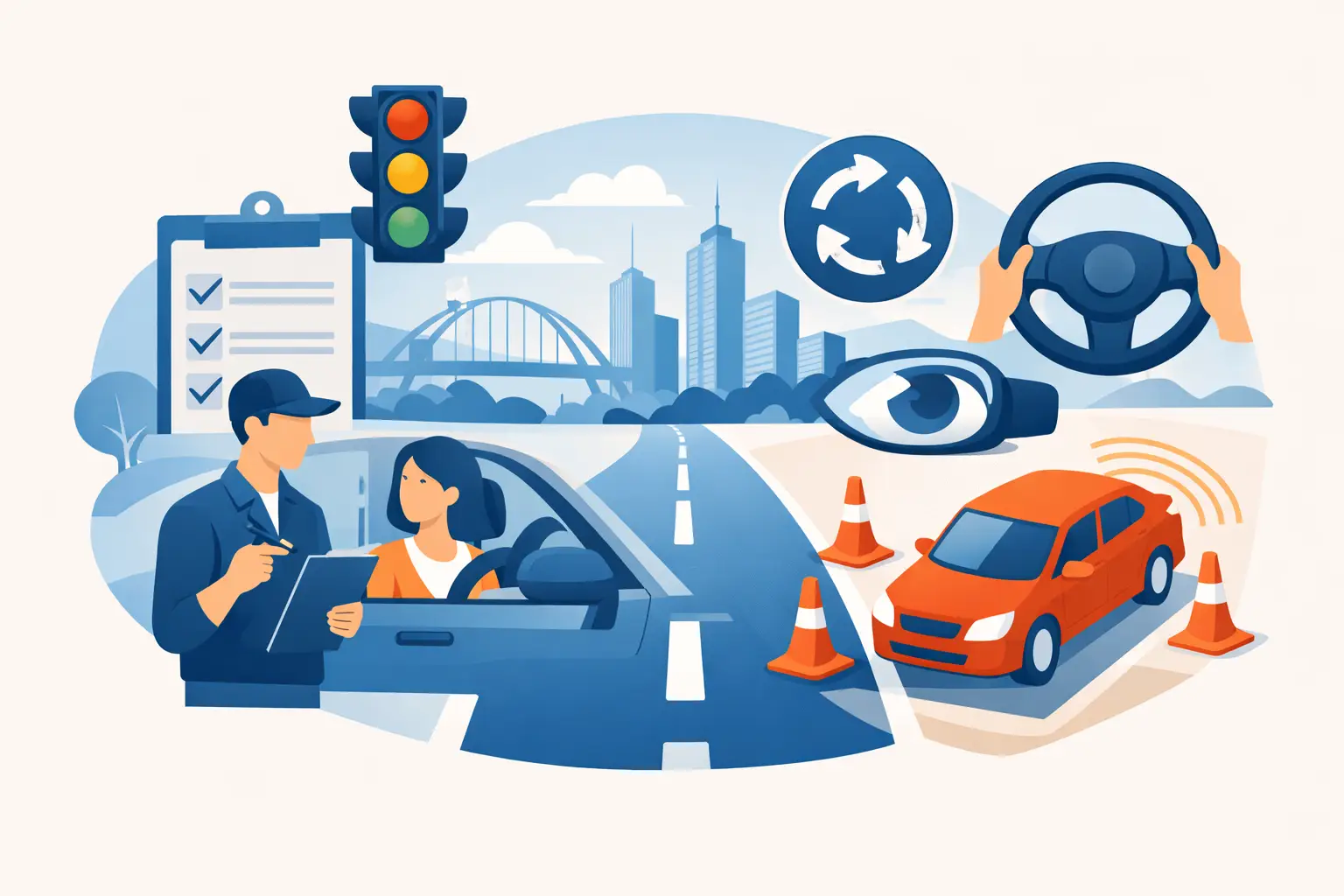 Five Skills Before Your Licence Test in Melbourne