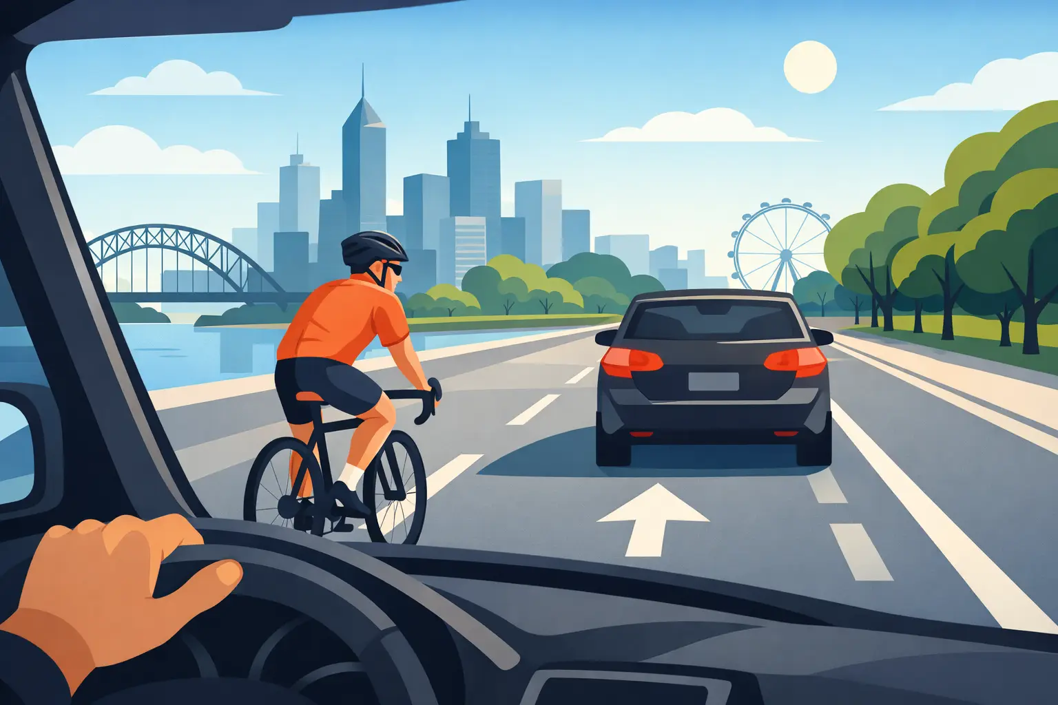 How to Pass Cyclists Safely on Melbourne Roads